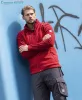 Melegítő felső fleece ARDON®MICHAEL férfi, piros