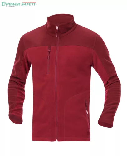 Melegítő felső fleece ARDON®MICHAEL férfi, piros