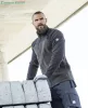 Melegítő felső fleece ARDON®MICHAEL férfi, barna