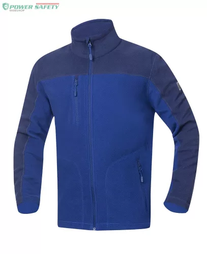 Melegítő felső fleece ARDON®MICHAEL férfi, közép royal kék