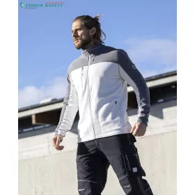 Melegítő felső fleece ARDON®MICHAEL férfi, fehér