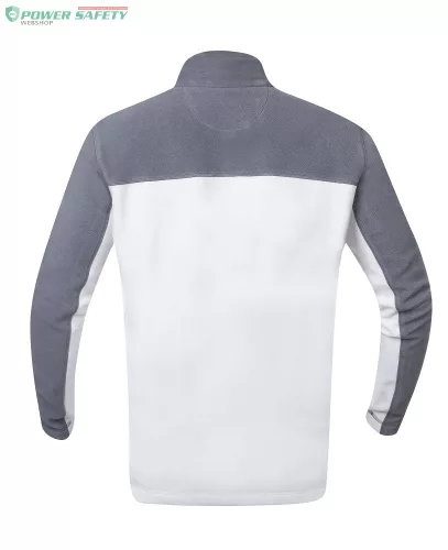 Melegítő felső fleece ARDON®MICHAEL férfi, fehér