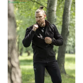 Melegítő felső fleece ARDON®JOFLEX fekete