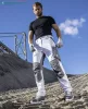 Derekas nadrág Summer fehér hosszított