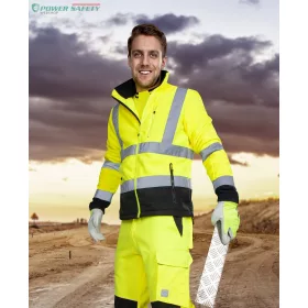   ARDON®SIGNAL  láthatósági fleece melegítő felső sárga