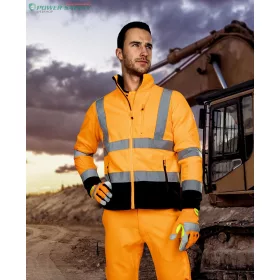   ARDON®SIGNAL  láthatósági fleece melegítő felső narancssárga