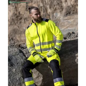   ARDON®SIGNAL  láthatósági melegítő felső sárga-fekete