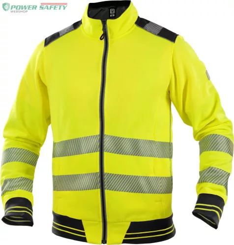 ARDON®SIGNAL  láthatósági melegítő felső sárga-fekete