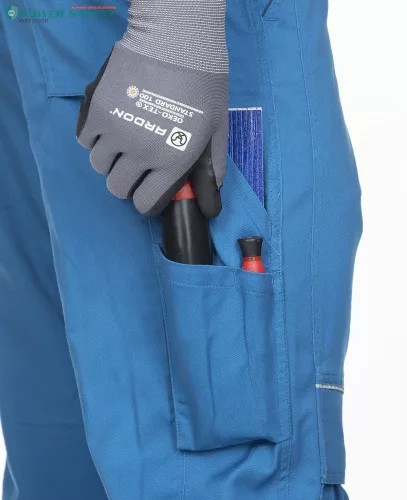 Kantáros nadrág ARDON®SUMMER hosszított kék
