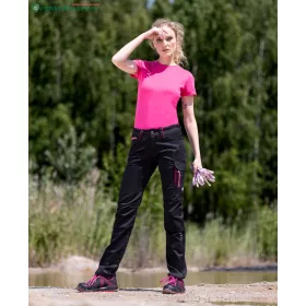Derekas nadrág ARDON®FLORET fekete-rózsaszín