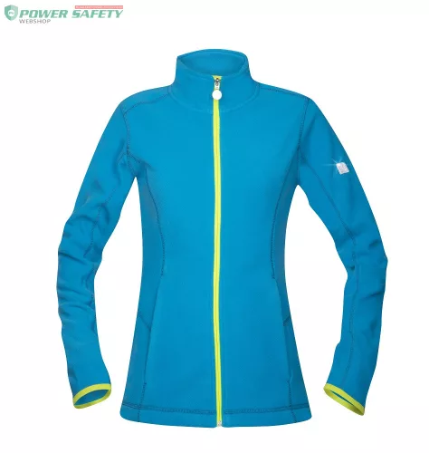 ARDON®FLORET  női fleece melegítő felső azúr kék