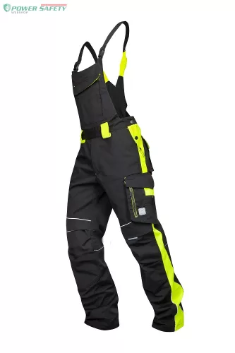 Kantáros nadrág ARDON®NEON fekete-sárga
