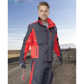 Kabát ARDON®NEON szürke-piros