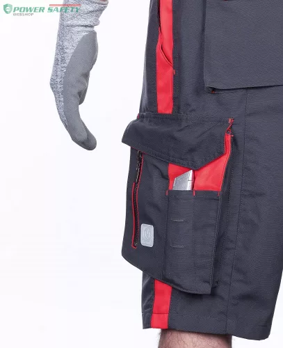Rövidnadrág ARDON®NEON szürke-piros