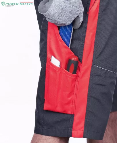 Rövidnadrág ARDON®NEON szürke-piros