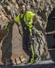 Kantáros nadrág ARDON®NEON fekete-sárga hosszított (64-66)