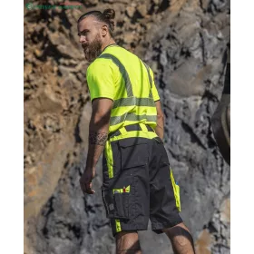 Rövidnadrág ARDON®NEON fekete-sárga