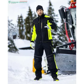 Kabát ARDON®NEON WINTER fekete-sárga
