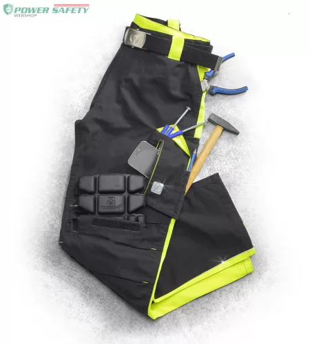 Derekas nadrág ARDON®NEON WINTER fekete-sárga