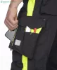 Kantáros nadrág ARDON®NEON WINTER fekete-sárga