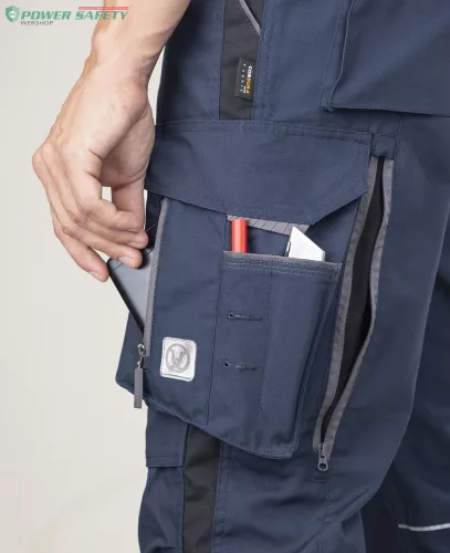 Kantáros nadrág ARDON®URBAN+ sötét kék rövidített