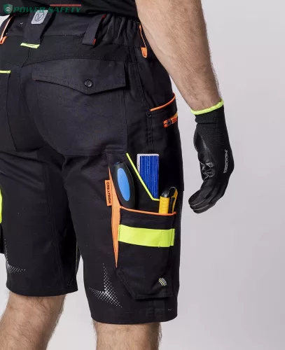 Rövidnadrág ARDON®CREATRON fekete neon