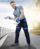 Derekas nadrág ARDON®COOL TREND sötét kék-vil.kék rövidített