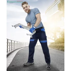   Derekas nadrág ARDON®COOL TREND sötét kék-vil.kék rövidített