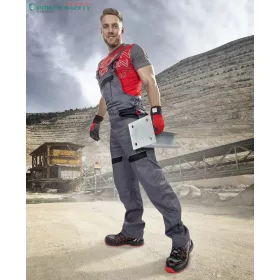   Kantáros nadrág ARDON®COOL TREND szürke-fekete hosszított