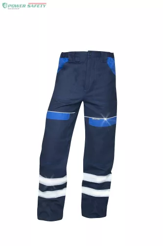 Jól láthatósági derekas nadrág ARDON®COOL TREND sötét kék-vil.kék