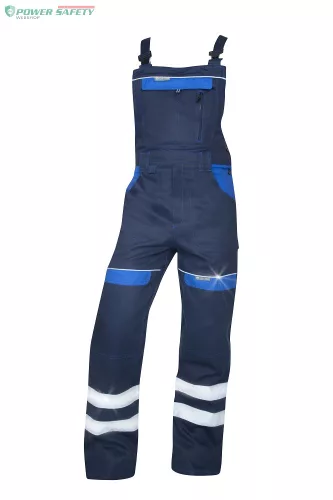 Jól láthatósági kantáros nadrág ARDON®COOL TREND sötét kék-vil.kék