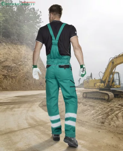 Jól láthatósági kantáros nadrág ARDON®COOL TREND zöld