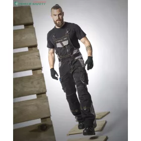   Kantáros nadrág ARDON®VISION 03 fekete, hosszított (64-66)