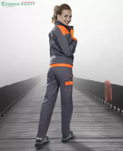 Kabát ARDON®COOL TREND női szürke-narancssárga