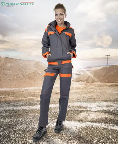 Kabát ARDON®COOL TREND női szürke-narancssárga