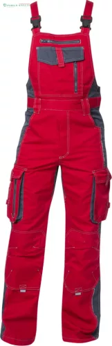 Kantáros nadrág ARDON®VISION 03 piros, rövidített (64-66)