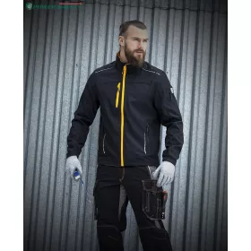 Dzseki softsh. ARDON®VISION férfi, fekete-narancssárga