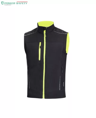 Mellény softshell ARDON®VISION , fekete-sárga