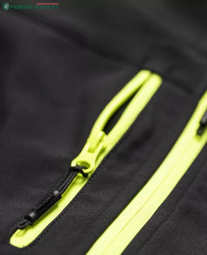 Mellény softshell ARDON®VISION , fekete-sárga