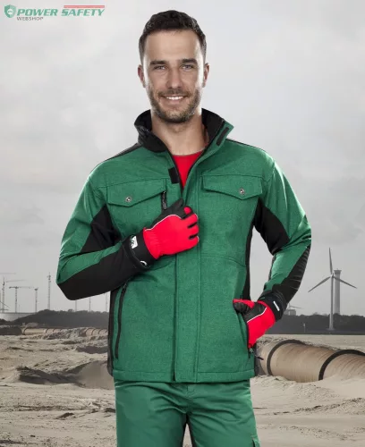 ARDON®PRE100  soft. kabát zöld-fekete – KIÁRUSÍTÁS