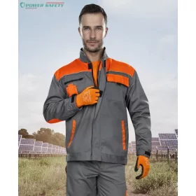 Kabát ARDON®2STRONG 01 szürke-narancssárga