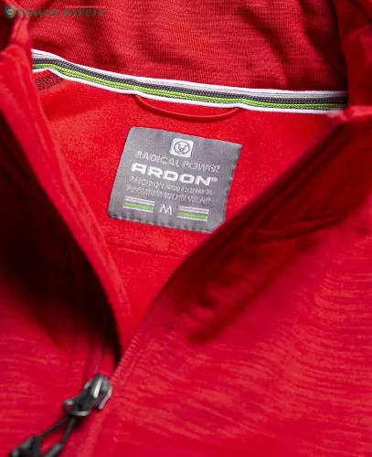 ARDON®Breeffidry melange melegítő felső piros