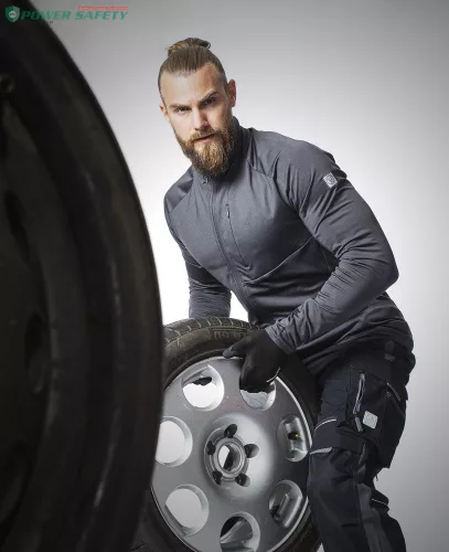 Funkcionális pulóver ARDON®Breeffidry termoactiv söt. szürke