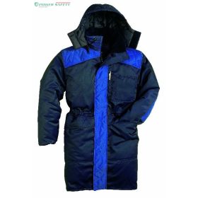 Kabát Verbier hosszú téli, sötétkék/kék