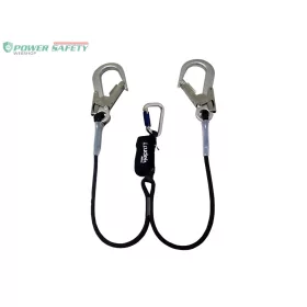   Energiaelnyelő IRUDEK ARIMA Y 115HWA, 3 karabínerrel, fekete/kék, 130 cm
