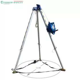   Mentőállvány szett Irudek TRIP11 KIT, zárt térben munkavégzéshez, szürke, 15m