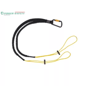   Szerszámtartó kötél Irudek PRS2 karabínerrel 90-125cm, kék/fekete