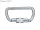 Karabiner Irudek Steelsafe 308 INOX, rozsdamentes acél, 16mm-es nyílás