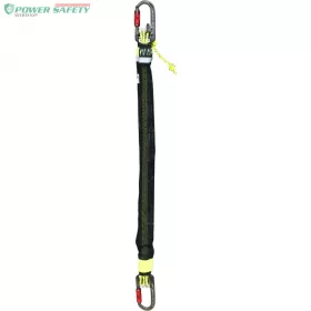   Kötél mentőcsigával Irudek HAULERBINER, kompakt és könnyű, fekete/sárga, 105cm