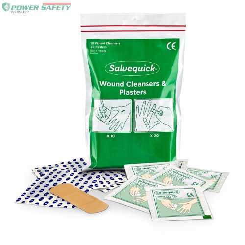 Nordik Cederroth Salvequick sebtisztító és sebtapasz készlet, 20 db